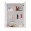 Topeshop POLA MINI DD biela kúpeľňová skrinka biela
