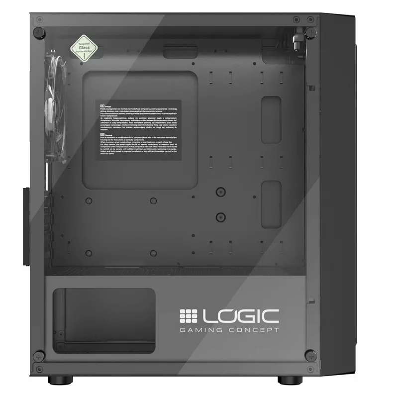 Počítačová skriňa Logic Concept Atos AM-ATOS-10-0000000-0002 ATX čierna