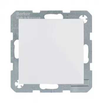 Berker 47518989 Zásuvka SCHUKO s výklopným vekom, biela