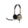 Koss CS100 drôtové slúchadlá on-ear s mikrofónom, čierna/zlatá