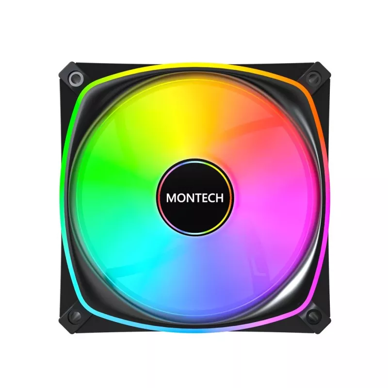 MONTECH AX120 PRO ČIERNY 120mm ARGB ventilátor skrine