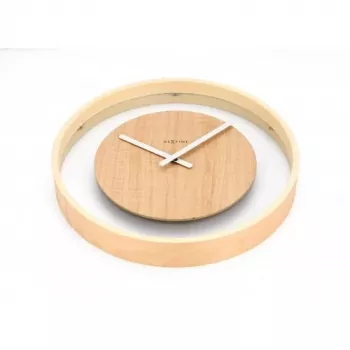 NeXtime hodiny 3046 Wood Loop, Ø30 cm, nástenné, drevo