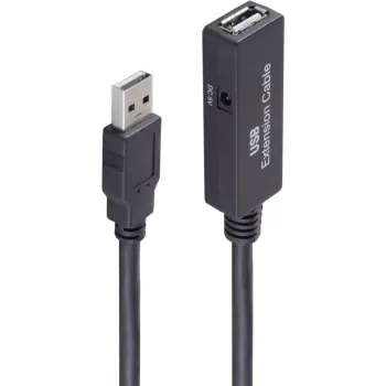USB kábel ShiverPeaks BS13-29075 10m USB 2.0 čierny