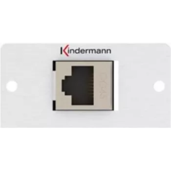 Kindermann Konnect 50 alu - modulárny Faceplate-Snap-In - GG45 (7444000424)