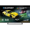 Blaupunkt QLED TV | 43QBG6000S | 43 | Smart TV | Google TV | čierna