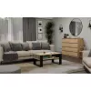 top e shop STOLIK KAWOWY ŁAWA MODERN 2P štíhly Dub Artisan čierne lamely