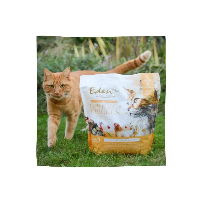EDEN Turkey & Chicken - suché krmivo pre mačky - 1,5 kg