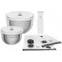 Súprava vákuových čerstvých boxov ZWILLING Fresh&Save Bowl Starter Set 9-dielna nehrdzavejúca oceľ