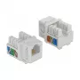 Keystone modul DeLOCK 86498 plochý biely RJ-12