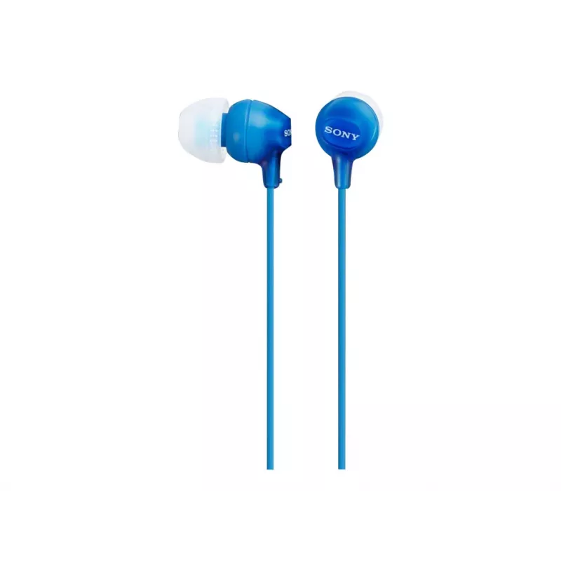Sony MDR-EX15LP, Káblové, 8 - 22000 Hz, Hudba, 3 g, Slúchadlá, Modrá