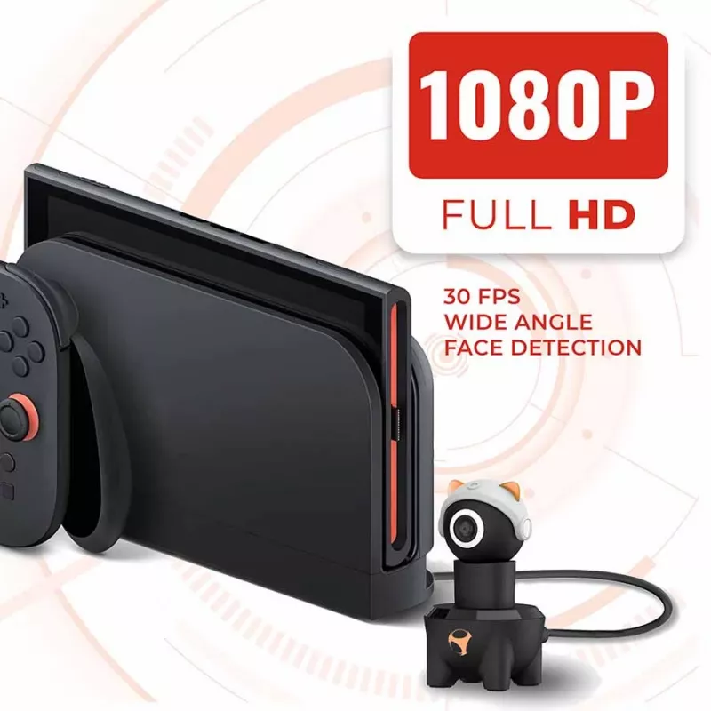Subsonic Playcam 1080 2in1 HD mini kamera pre Nintendo Switch 2 červená