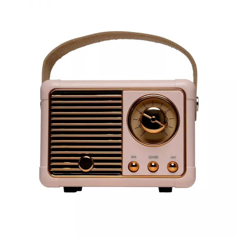 Retro BT reproduktor Denver BTP-203RO ružový