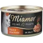 Mokré krmivo pre mačky Miamor jemné filé 100 g — prepelica & tuniak, dospelé mačky, ľahko otvárateľná konzerva