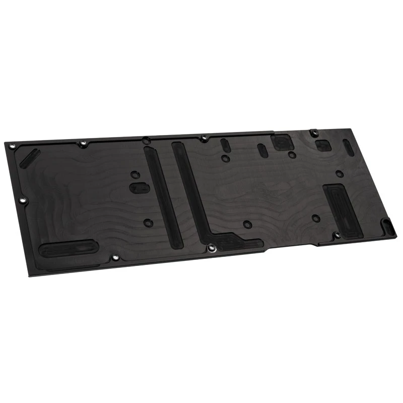 Backplate Watercool 16070 — hliníkový diel chladiaceho systému počítača, čierny, 1 ks
