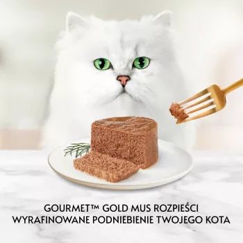 Mokré krmivo pre mačky Purina GOURMET Gold Adult tuniak 85 g konzerva, bielkoviny 10,5 %, tuk 7 %, vlhkosť 77,5 %