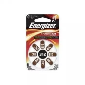 Energizer batéria zinko-vzduchová pre načúvacie prístroje 312 8 ks (634924)