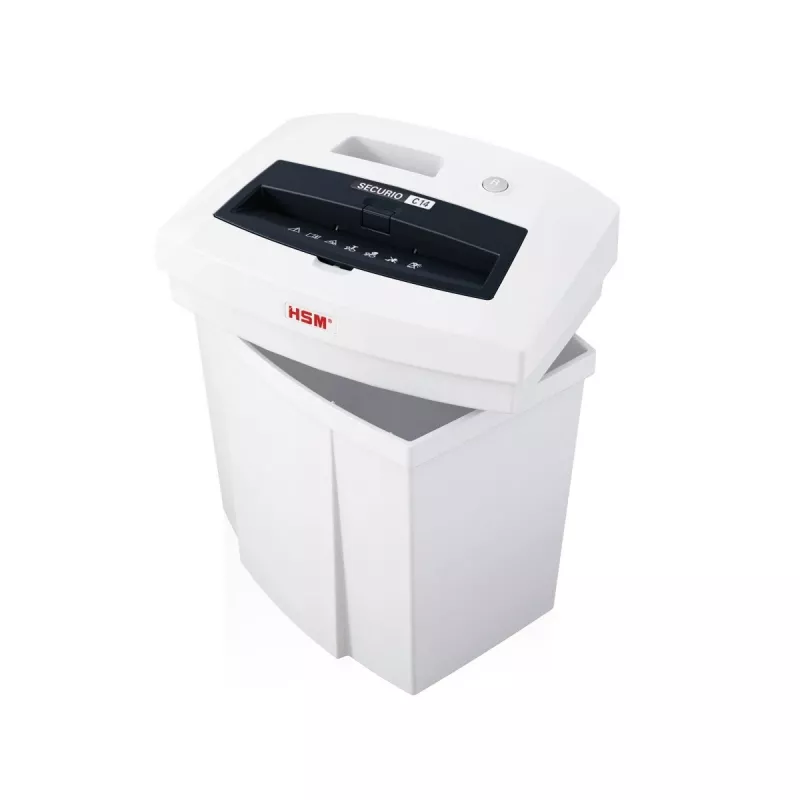 HSM SECURIO C14 skartovač papiera, prúžkový rez 3,9 mm, P-2, 14 listov, vstup 225 mm, kôš 20 l