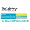 Beldray dvojkomorový kôš na odpad LA035235BLKFEU7 5 litrov čierny