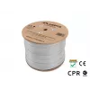 Lanberg LCUF6L-11CU-0305-S sieťový kábel U/FTP Cat6a 305 m, plná meď, LSZH, CPR, 500 MHz, testovaný Fluke, sivý