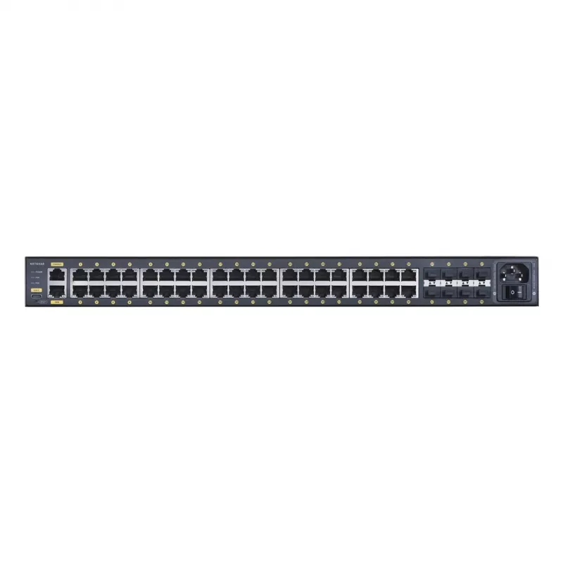NETGEAR GSM4248PX-100EUS sieťový switch Managed L2/L3/L4 Gigabit Ethernet (10/100/1000) Power over Ethernet (PoE) čierna