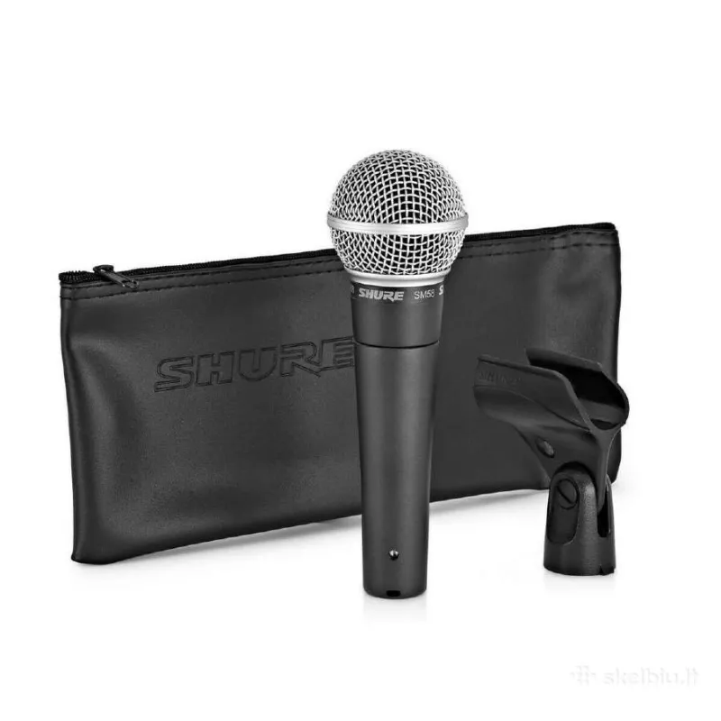 Shure SM58SE - dynamický kardioidný spevácky mikrofón s vypínačom