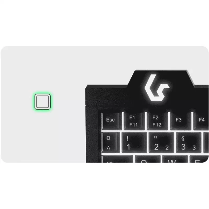 KeySonic KSK-3210ELU (DE) klávesnica Home USB QWERTZ nemecká čierna