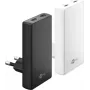 Goobay USB-C PD GaN Dual rýchlonabíjačka 90° plochá 45 W biela – 2x porty (75722)