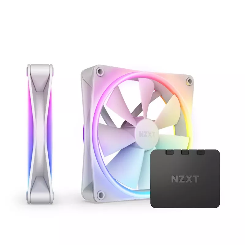 Ventilátor NZXT F140 RGB DUO 14 cm biely 500-1800 RPM 2 ks