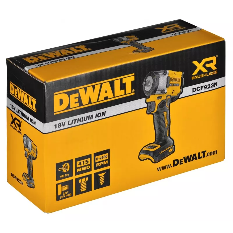 Rázový uťahovák DeWALT DCF923N-XJ 3/8