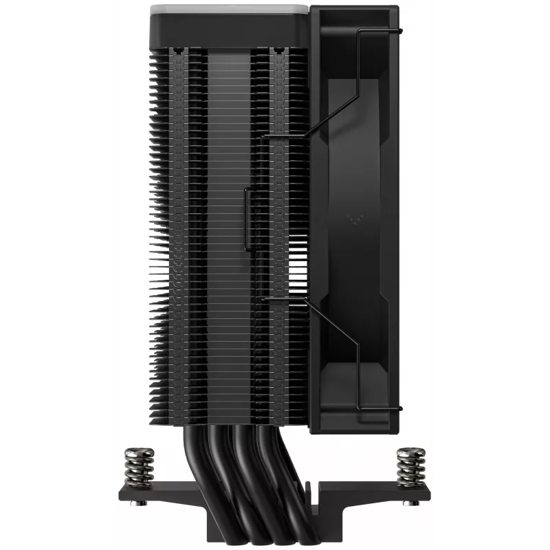 Ventilátor DeepCool AG400 BK ARGB V2 120 mm čierny — 120 mm ventilátor chladiča CPU s hydraulickým ložiskom, podpora viacerých socketov