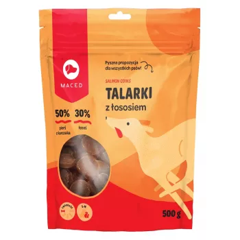 MACED lososové chipsy - psí snack - 500 g