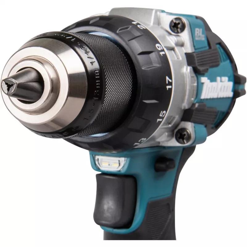 Makita DHP489RTJ Akumulátorový skrutkovač/rázový uťahovač 1800 ot/min čierny, modrý