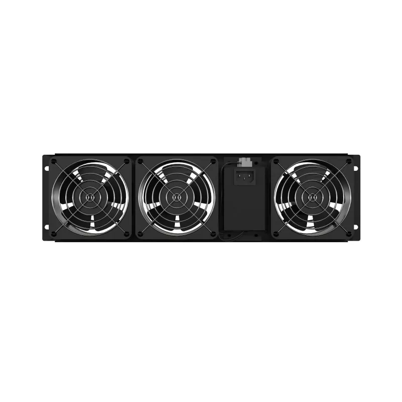 Ventilačný panel LANBERG AK-1506-B 19 palcov s 3 ventilátormi 230V čierny