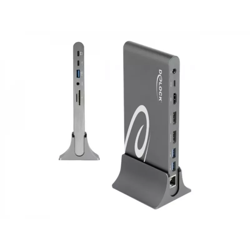 Dokovacia stanica DeLOCK USB Type-C DP 1.4 Triple 4K displej