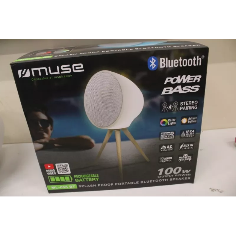 VÝPREDAJ. Muse prenosný Bluetooth reproduktor ML-655 BT