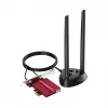 Interná WLAN Bluetooth sieťová karta Cudy WE9300S PCIe, Wi‑Fi 7 (802.11be) tri-band 2.4/5/6 GHz, 5765 Mbit/s, Bluetooth 5.4, externá 2x2 anténa