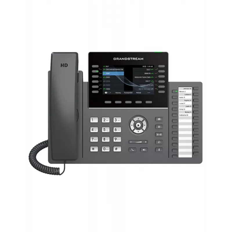 Grandstream Networks GRP2636 IP telefón čierny 12 liniek LCD WLAN