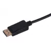 SAVIO video kábel adaptér DisplayPort na HDMI typ A CL-56, 1,5 m, čierny