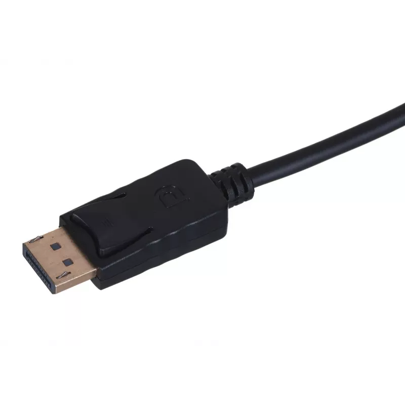 SAVIO video kábel adaptér DisplayPort na HDMI typ A CL-56, 1,5 m, čierny