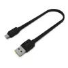 Matný plochý kábel - USB-A na Micro-USB