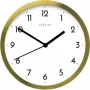 NeXtime nástenné hodiny 2523gw Arabické, Ø44 cm, nástenné, zlatá/biela