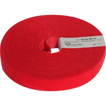 Páska na označovanie káblov Patchsee ECO-Scratch 10 m, červená, šírka 19 mm