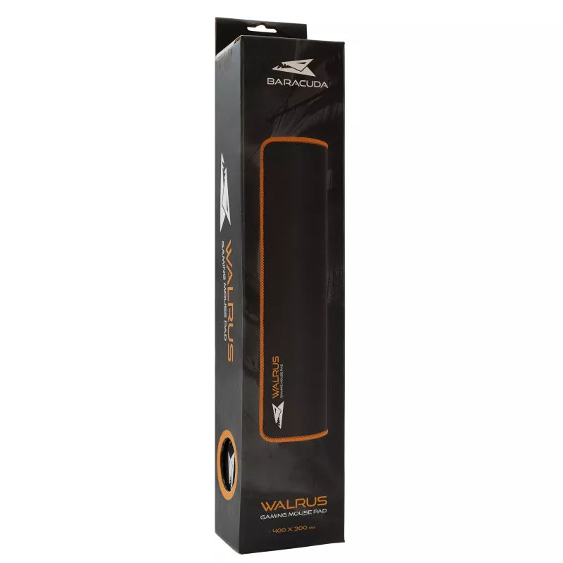 Podložka pod myš Baracuda BGMP-021 Walrus čierna/oranžová 400x300 L