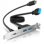 GrauGear Multi PCI záslepka 1x USB-C 2x USB-A (G-AD-ETC2A-20G)