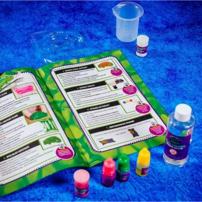 Liscianigiochi Science Kit Crazy Science Slime Chameleon 304-PL89246 – vzdelávacia experimentálna sada so slizom
