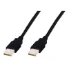 Assmann USB prepojovací kábel, Type-A M/M, 3,0 m, kompatibilný s USB 2.0, UL, čierny (AK-300100-030-S)