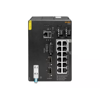 Hewlett Packard Enterprise HPE Aruba 4100i - switch - 8 x 10/100/1000 (PoE Class 4) + 4 x 10/100/1000 (PoE Class 6) + 2 x SFP+ - montáž na DIN lištu - PoE Class 4 / PoE Class