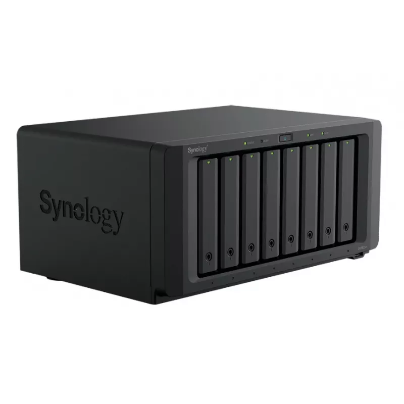 Synology DiskStation DS1825+ NAS/Storage server Ryzen Embedded V1500B 8 GB DDR4 0 TB čierna