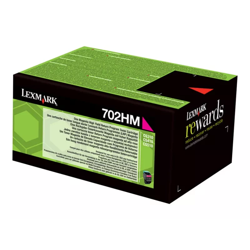 Tonerkartuša Lexmark 702HM purpurová 3000 strán