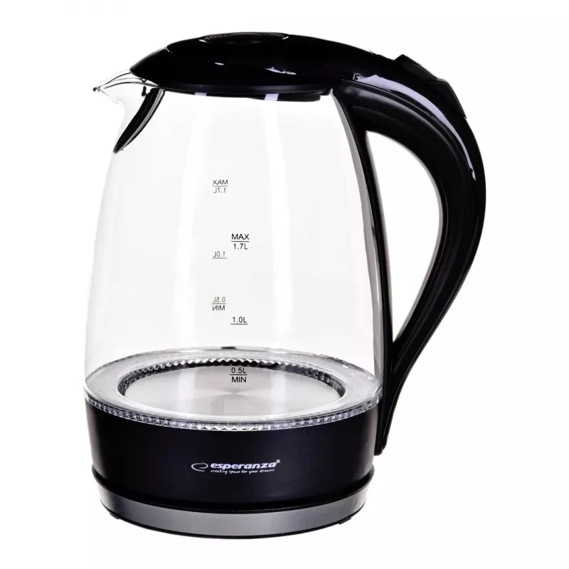 Esperanza - kanvica Salto Angel EKK011K 2200W 1,7l čierna (EKK011K)